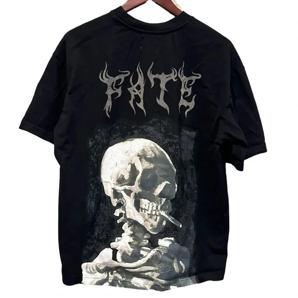 Prime Essentials Fate Skull Men’s Short Sleeve T Shirt Size Large - Picture 3 of 6